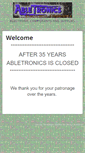 Mobile Screenshot of abletronics.com